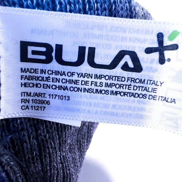 Bula Unisex Merino Wool Blend Beanie Gray/Grey - Picture 4 of 8